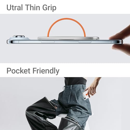 Grat 3 for Magsafe Magnetic Phone Grip Stand, Silver - color: Stand-Silver