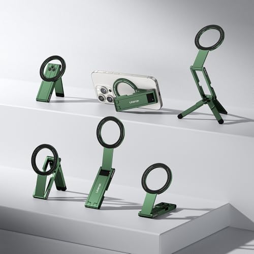 ULANZI MA60 Phone Tripod for Magsafe, Aluminium Mini Phone Stand Green - color: Green