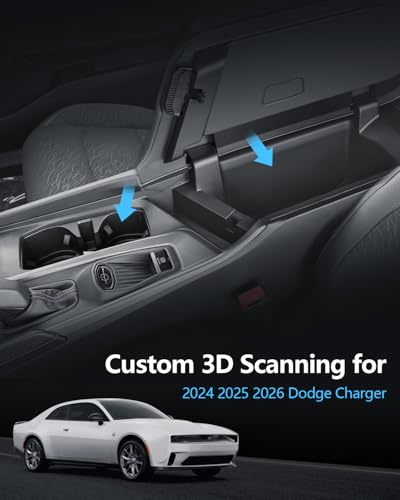 SKTU Upgrade 2Pack 2024-2027 Charger Center Console Organizer Cup Holder - color: 2Pack for Charger CUP & Armrest