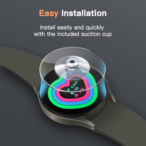 JETech Screen Protector for Samsung Galaxy Watch 7/6 40mm, 3-Pack | Tempered Glass Protection, HD Clear, Anti-Scratch Design - size: Galaxy Watch 7/6 40mm