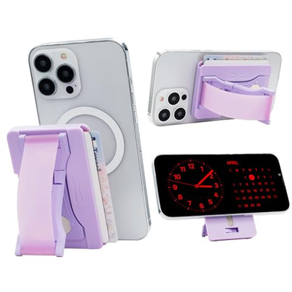 LOVEHANDLE Wallet for MagSafe + Kickstand - Lavender Glow - color: Lavender