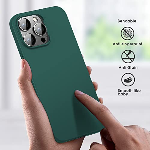 X-level Compatible iPhone 14 Pro max Case Slim Fit Ultra-Thin [Guardian Series] Soft TPU Matte Finish Coating Phone Cases Lightweight Anti-Scratch Back Cover Grip 6.7" (2022)-Green - color: Green, size: iPhone 14 Pro Max