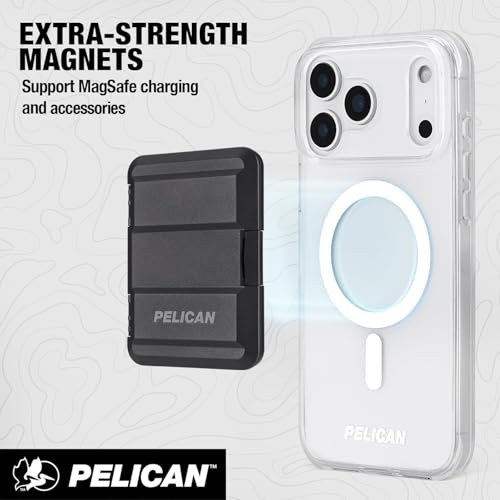 Pelican Ranger iPhone 17 Pro Max Case - MagSafe Phone Case - Clear | Rugged Magnetic Phone Case w/14ft Military-Grade Drop Protection - Anti-Scratch, Heavy Duty Phone Cover for iPhone 17 Pro Max - color: Clear - Pro Max, style: iPhone 17 Pro Max