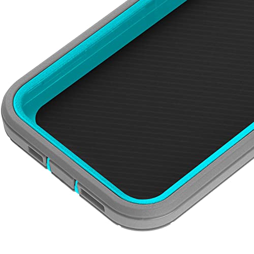 Co-Goldguard Shockproof Case for iPhone 13 with Tempered Glass Screen Protector 3 Layer Military Grade Drop Protection Heavy Duty Protection Rugged Rubber Phone Case Cover for iPhone 13 6.1 GreyGreen - color: GreyGreen