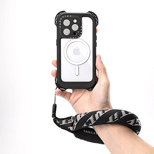 CASETiFY for iPhone 15 Pro Max Case - Bounce Extreme MagSafe Compatible | 9.8 ft. 5x Military Grade Drop Protection | Waterproof | Bounce Extreme Case MagSafe Compatible - Black - iPhone 15 P | Black - size: Iphone 15 Pro Max