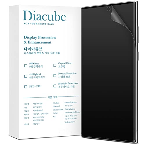 (3SETS) Galaxy S22 Ultra(6.8inch) Anti-Glare Matte Anti-Fingerprint Screen Protector Edge 3D full cover Unbreakable soft film Easy Installation with Guide tool, Fingerprint Compatible