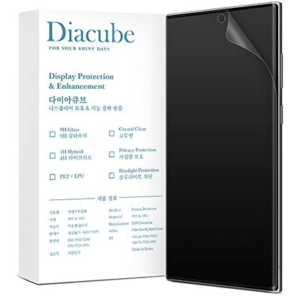 (3SETS) Galaxy S22 Ultra(6.8inch) Anti-Glare Matte Anti-Fingerprint Screen Protector Edge 3D full cover Unbreakable soft film Easy Installation with Guide tool, Fingerprint Compatible