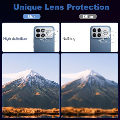 for Xiaomi POCO F8 Ultra 5G Screen Protector with Camera Lens Protector, 9H Hardness Anti-Scratch Tempered Glass flim, Case Friendly, Anti-Fingerprint,Anti-Scratch (2+2 PACK) - color: POCO F8 Ultra