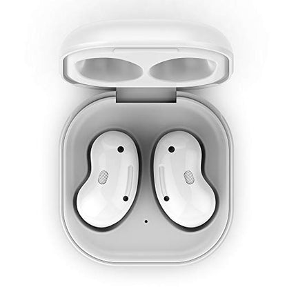 Wired Charging Case for Galaxy Buds Live SM-R180, Replacement Charger Case Cover with 3.3ft USB-C Cable for Samsung Earbuds (White) - color: White