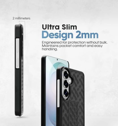 MOTIVE for Samsung Galaxy s26 Plus Case with Belt Clip, Kickstand | 6.7" | Ranger v1 Series, Black, 360° holster, open-top/bottom port access, grip, slim - size: s26 Plus