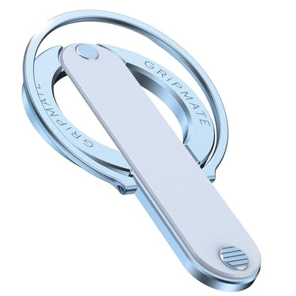 GripMate 2nd Magnetic Phone Ring Holder, Slim MagSafe Finger Loop Grip - color: Blue