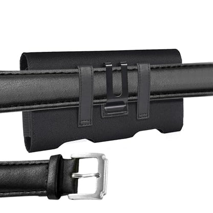 BECPLT Compatible with iPhone 13 Mini 12 Mini SE2 8 7 6 6s Holster Case, Nylon Holster Belt Case with Clip/Loops Belt Pouch Holder for iPhone SE 2022 8 7 6 6s Galaxy S7 - Built in ID Card Slot - color: Black-Nylon, size: S (5.8" x 3" x 0.5")