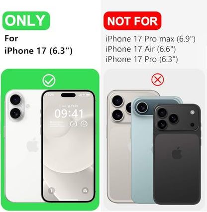 LOVE 3000 Magnetic for iPhone 17 Case Premium Silicone, Pink Sand - color: Pink Sand, size: iPhone 17 6.3inch