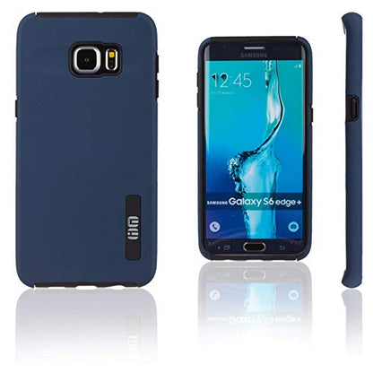 Smooth Armor Hard Plastic Case for Samsung Galaxy S6 Edge+ Plus SM-G928A. Rugged Dual Layer Protective Cover (Does NOT Fit Samsung Galaxy S6 and S6 Edge). Black/Dark Blue - color: Dark Blue