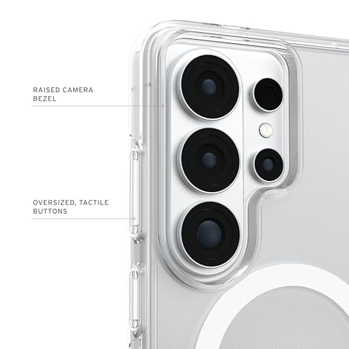 URBAN ARMOR GEAR UAG for Samsung Galaxy S26 Plus Case 6.7" Scout Clear - Magnetic Charging Compatible Transparent Rugged Military Drop Tested Protective Cover, Ice/White | Perfect fit | 3m drop resistance | Magnetic module | Raised edges | All ports acces