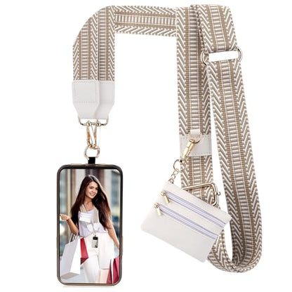 XANGNIER Clip and Go Strap for Phone with Wallet Crossbody,Multicolor 20 - color: Multicolor 20