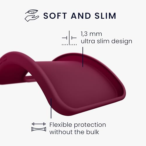 kwmobile Case Compatible with Samsung Galaxy A55 5G Case - Soft Slim Protective TPU Silicone Cover - Magenta Purple - color: magenta purple, size: Galaxy A55 5G