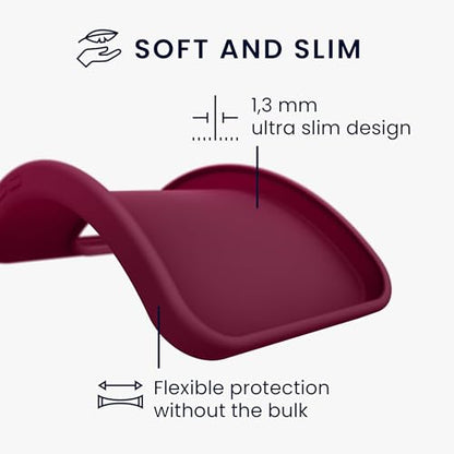 kwmobile Case Compatible with Samsung Galaxy A55 5G Case - Soft Slim Protective TPU Silicone Cover - Magenta Purple - color: magenta purple, size: Galaxy A55 5G