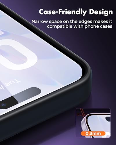 UNBREAKcable 3-Pack Screen Protector for iPhone 17 Tempered Glass - size: iPhone 17
