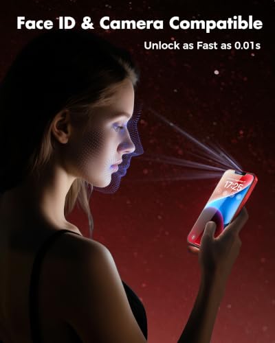UNBREAKcable 4PCS Screen Protector for iPhone 14 Plus - 2 Privacy Tempered Glass+ 2 Clear Glass Double Shatterproof [Installation Frame] [9H Hardness] [Case Friendly] Anti-Scratch iPhone 6.7 inch - size: iPhone 14 Plus