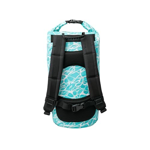 geckobrands Hydroner 20L Waterproof Dry Bag Backpack – Lightweight Roll-Top Bag with Clear Phone Pouch for Outdoor Activities