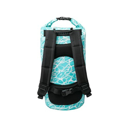 geckobrands Hydroner 20L Waterproof Dry Bag Backpack – Lightweight Roll-Top Bag with Clear Phone Pouch for Outdoor Activities