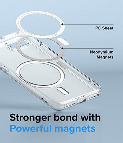 Ringke for iPhone SE 3rd Generation Case [Fusion Magnetic Matte Clear] | Compatible with MagSafe, Oil & Dirt Resistant, Anti-Fingerprint Technology Prevents Oily Smudges, Feels Velvety Soft - size: iPhone SE