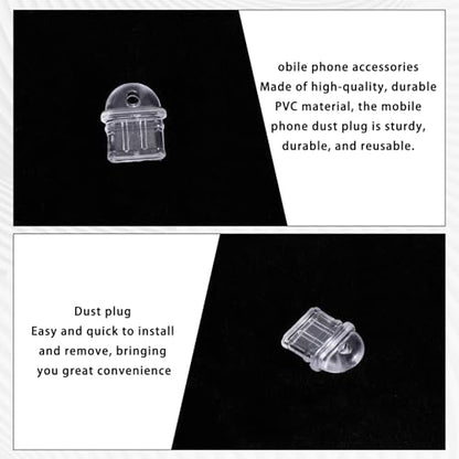 100 Pcs Type C Dust Plug, Anti-Dust Charging Port Protector