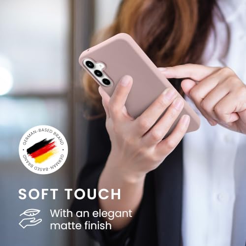 kwmobile Case Compatible with Samsung Galaxy A55 5G Case - Soft Slim Protective TPU Silicone Cover - Nude Lilac - color: Nude lilac, size: Galaxy A55 5G