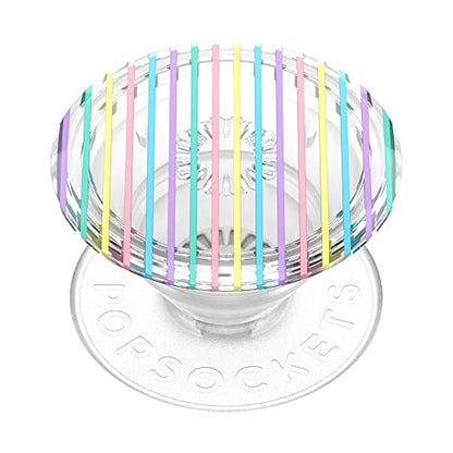 PopSockets Adhesive Phone Grip, Holder, Phone Stand, Rainbow - Translucent Colorblock - color: Colorblock, style: Adhesive