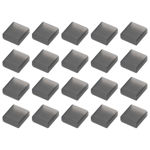 uxcell 20pcs USB 2.0 Port Cap Cover Anti Dust Silicone Protector for USB Male USB Data Cable, Clear Black - color: Clear Black