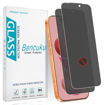 2 Pack Matte Privacy Screen Protector for iPhone 17 Pro Max - size: iPhone 17 Pro Max 6.9-Inch