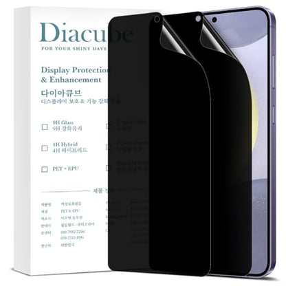 For Samsung Galaxy S24 Plus/S25 Plus [Upgraded 27°] Privacy Screen Protector [2 PACK][Fast Fingerprint ID Unlock][Anti-Spy PET Film][Easy Installation with Alignment Jig] [Scratch Resistant] - size: Galaxy S24 Plus/S25 Plus