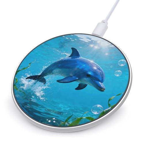 Blue Dolphin Wireless Charger, Fast Charging Pad