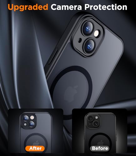 SPIDERCASE Magnetic for iPhone 15 Case, Black - color: Black, size: Iphone 15 6.1''