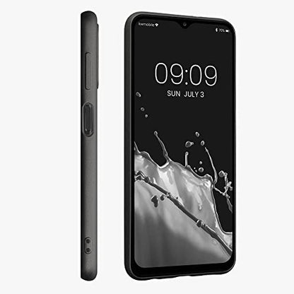 kwmobile Case Compatible with Samsung Galaxy A13 4G Case - Soft Slim Metallic TPU Silicone Cover - Metallic Grey - color: Metallic Grey, size: Galaxy A13 4G