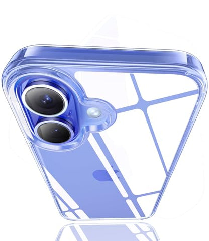 Shockproof Cheap TPU Bumper Clear Cell Phone Cases Compatible with Phone Models Transparent Case 16 15 14 Pro Max Crystal Clear (IP 16 6.1 Inch) - size: iP 16 6.1 Inch