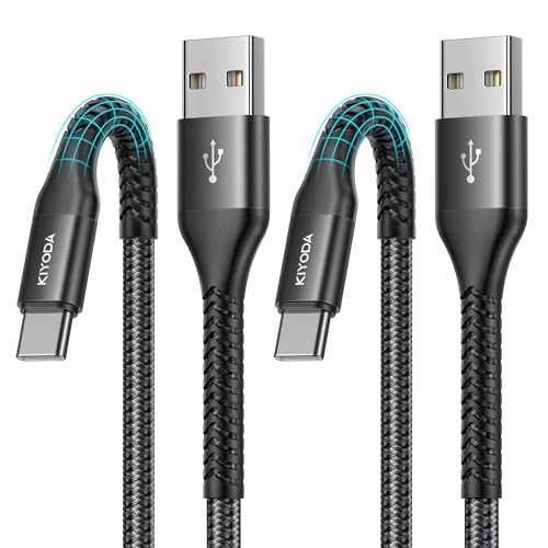 USB A to USB C Cable 3A Fast Charging [2Pack 3FT], USB C Cable for CarPlay - color: Black, size: 3FT, style: USB A to USB C