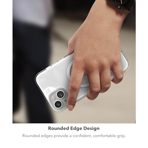 ZAGG Crystal Palace Snap iPhone 15 Plus/ 14 Plus Clear Phone Case - Drop Protection (13ft/4m), Durable Graphene, Anti-Yellowing, and Scratch-Resistant MagSafe Phone Case - size: iPhone 15 Plus/14 Plus, style: With Magsafe