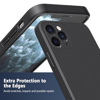 FanTEK Phone Case Compatible with iPhone 11 Pro Max Case, Anti-Scratch & Fingerprint Phone Case Protective Cover, Matte Black - size: iPhone 11 Pro Max