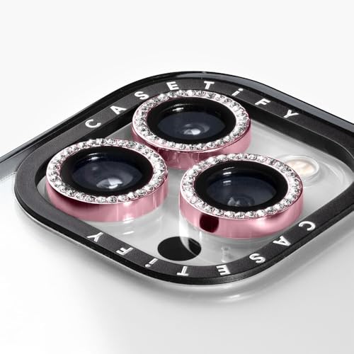CASETiFY Camera Lens Gem [Easy Application] for iPhone 16 Pro / 16 Pro Max - Sakura Pink - color: Sakura Pink, size: iPhone 16 Pro / 16 Pro Max