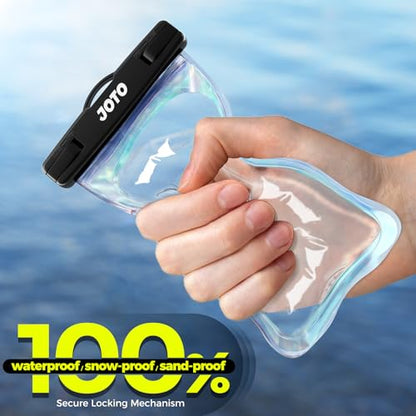 JOTO Up to 7" Universal Waterproof Phone Case for iPhone 16 15 14 13 Plus Pro Max, IPX8 Cellphone Dry Bag 12 11 Pro Max XR X 8 7 6S Plus SE, Galaxy S23 S22 S21 S20+ S20 S10 Plus Note, Pixel -Sparkle - color: Sparkle, size: 1 Pack