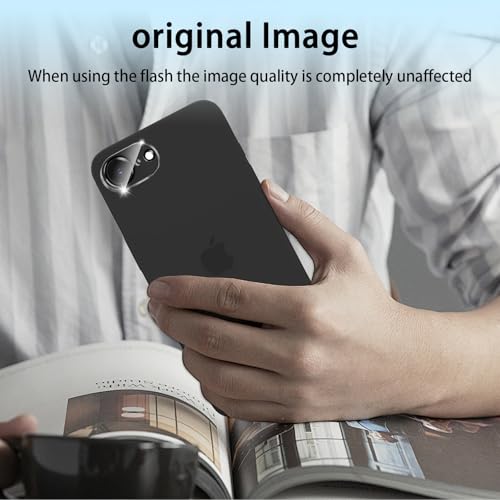 (3 Pack) Camera Lens Protector for iPhone 17e / iPhone 16e, Anti Scratch, Bubble Free,Tempered Glass Screen Protecto - color: Clear