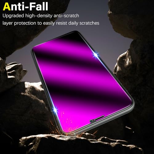MAYtobe 2-Pack Privacy Screen Protector for iPhone 11 Pro, iPhone XS, X - size: iPhone 11 Pro,XS,X(Purple)