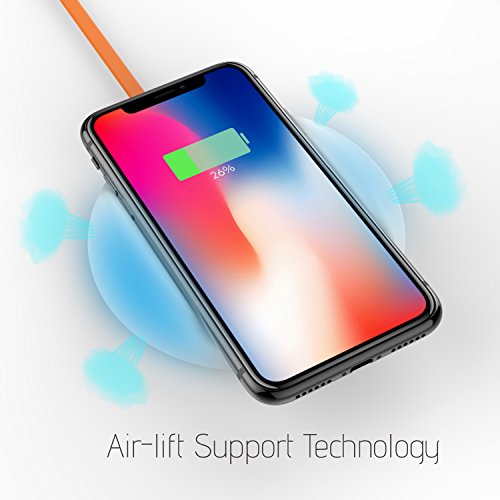 Wireless Charger with LED Light/Night Lamp Luvvitt CUSHN 10W Fast Charging Pad for All Phones and Qi Enabled Devices Multi Color Quick Charge QC 3.0 - Adapter Included