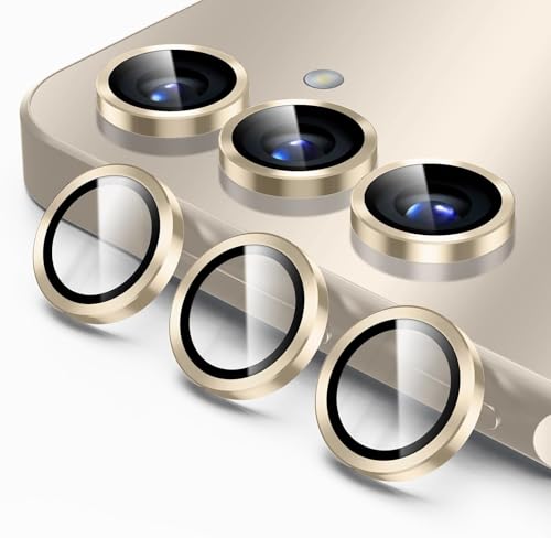 Korecase for Galaxy S26 Plus Camera Lens Protector, 9H Tempered Glass Anti Scratch Camera Screen Protector Film Shcokproof Metal Ring Lens Protector for Samsung Galaxy S26+Plus (Gold) - color: Gold, size: Galaxy S26+ Plus - 6.7"