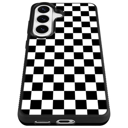 Magnetic for Samsung Galaxy S26 Case Checkered Pattern - color: Checkered