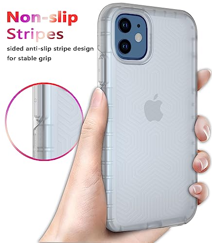 Diverbox for iPhone 11 Case [Shockproof] [Dropproof] [Tempered Glass Screen Protector],Heavy Duty Protection Phone Case Cover for Apple iPhone 11 (Translucent-2in1) - color: Clear-2in1
