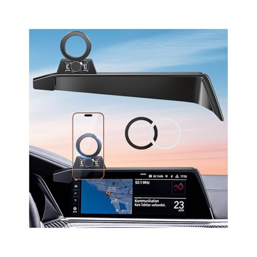 Car Phone Holder for BMW X5 2019-2023 & X6 2020-2023 & X7 2019-2022 (Only for 12.3-Inch Screen) 360° Rotation Magnetic Cell Phone Mount, Compatible with Magsafe, Does Not Affect Air Vent - size: Fit for 19-23 X5 & 20-23 X6 & 19-22 X7, 12.3-Inch