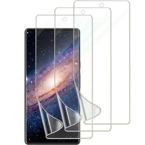 3 Pack for Google Pixel 7A Screen Protector [Not Glass], Anti-Scratch, Compatible Fingerprint, Full Adhesive Flexible Film for Google Pixel 7A - size: for Google Pixel 7A